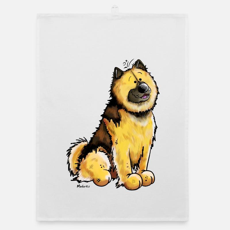 Stolzer Eurasier Organic Geschirrtuch