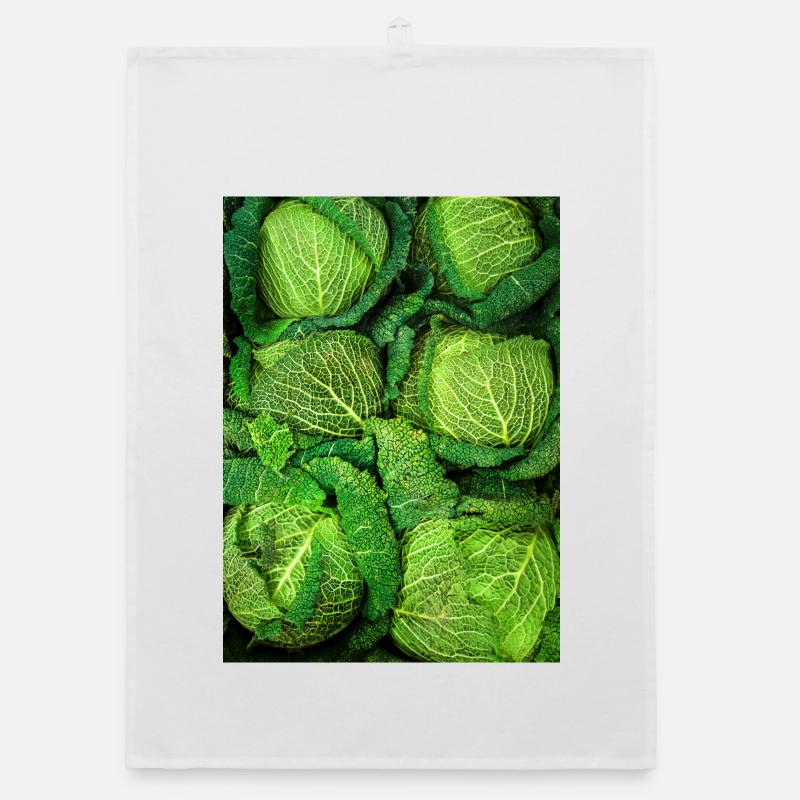 Cabbage Cabbage Organic dish towel