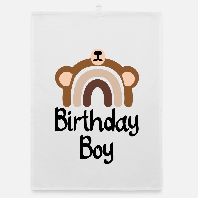 Bear Rainbow Arc Organic dish towel