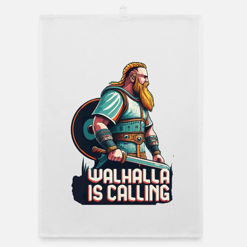 Valhalla is calling Organic dish towel