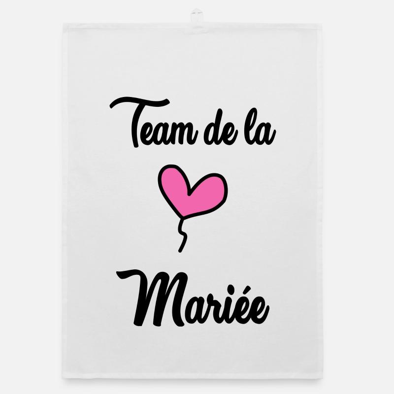 TEAM BRIDAL Organic dish towel