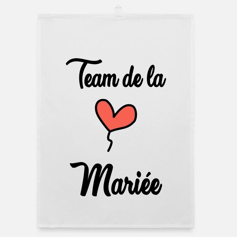 TEAM BRIDAL Organic dish towel