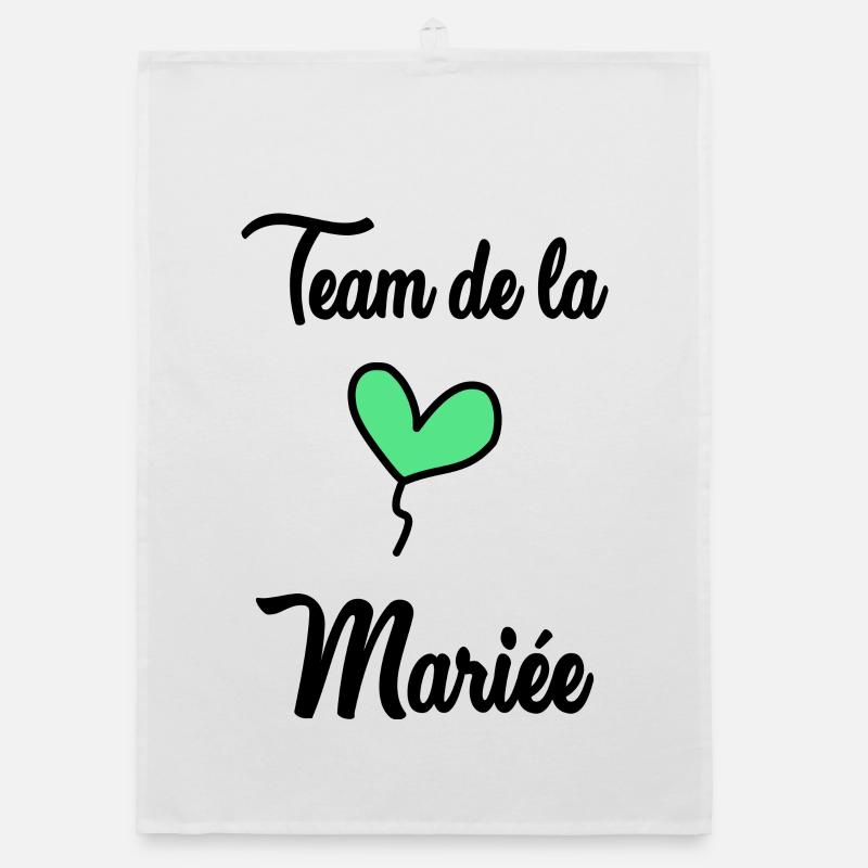 TEAM BRIDAL Organic dish towel