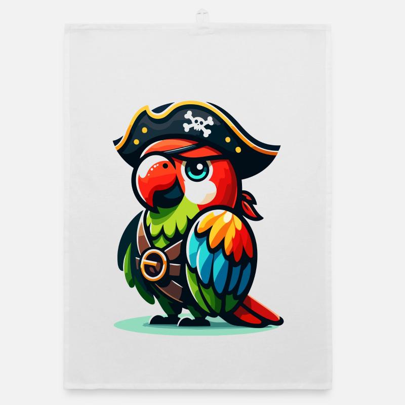 Polly la pirate : la crieuse de cape et d’épée Torchon bio