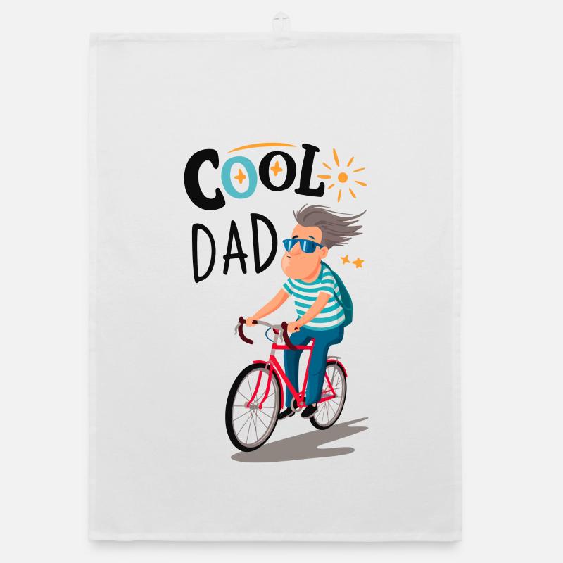Cool Dad Cyclisme Torchon bio