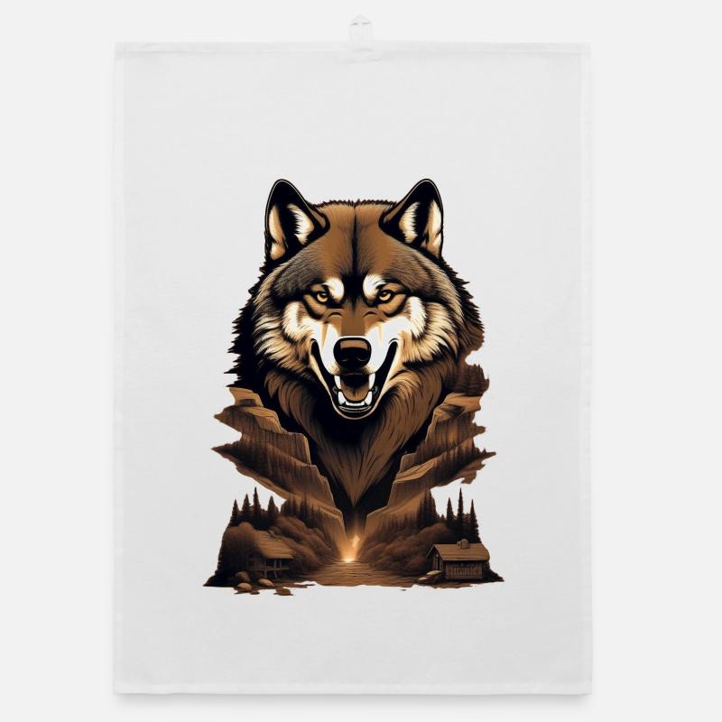 WolfMountain Organic dish towel