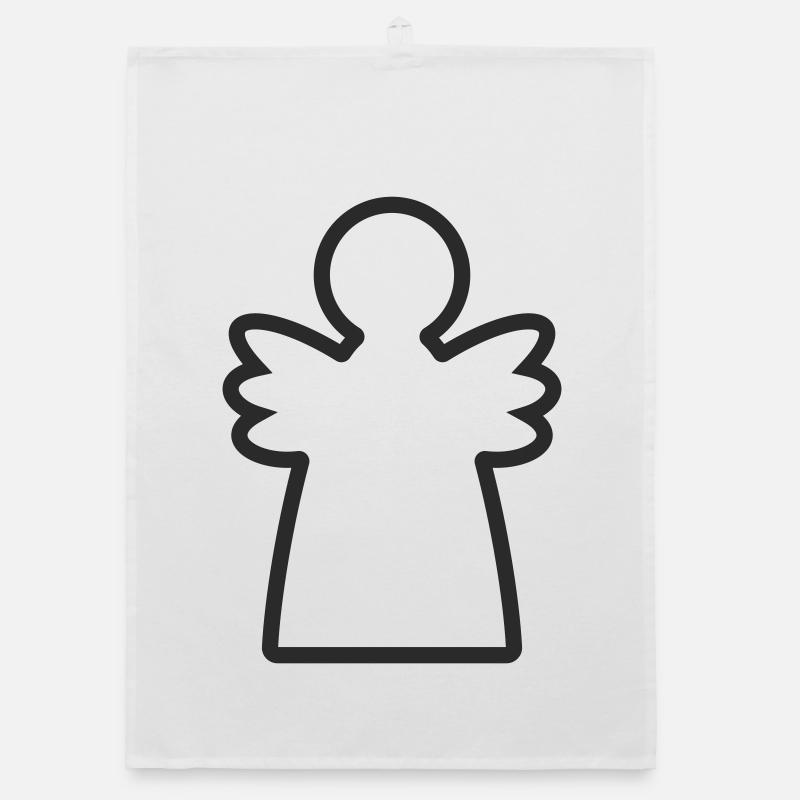 Angel's Silhouette Organic dish towel