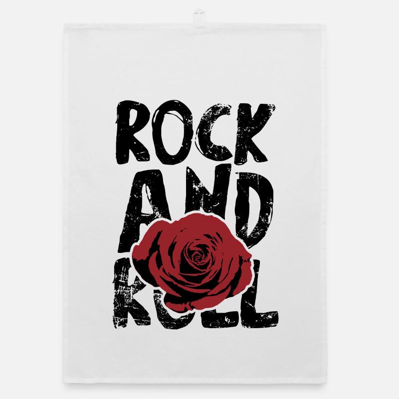 Rock 'n' Roll Organic Geschirrtuch