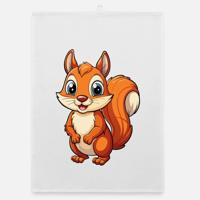 squirrel Organic dish towel