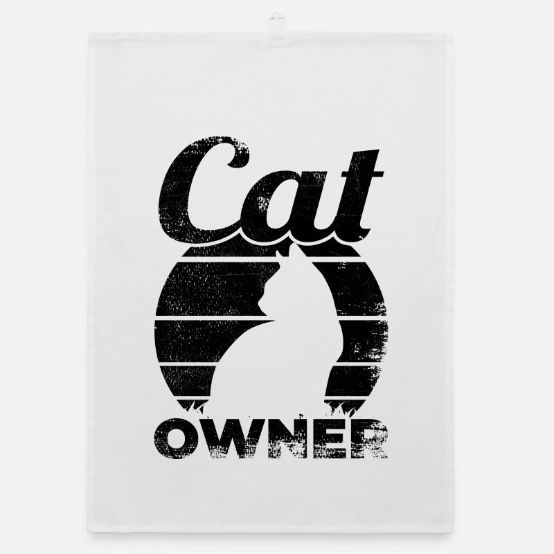 Cat owner Organic dish towel