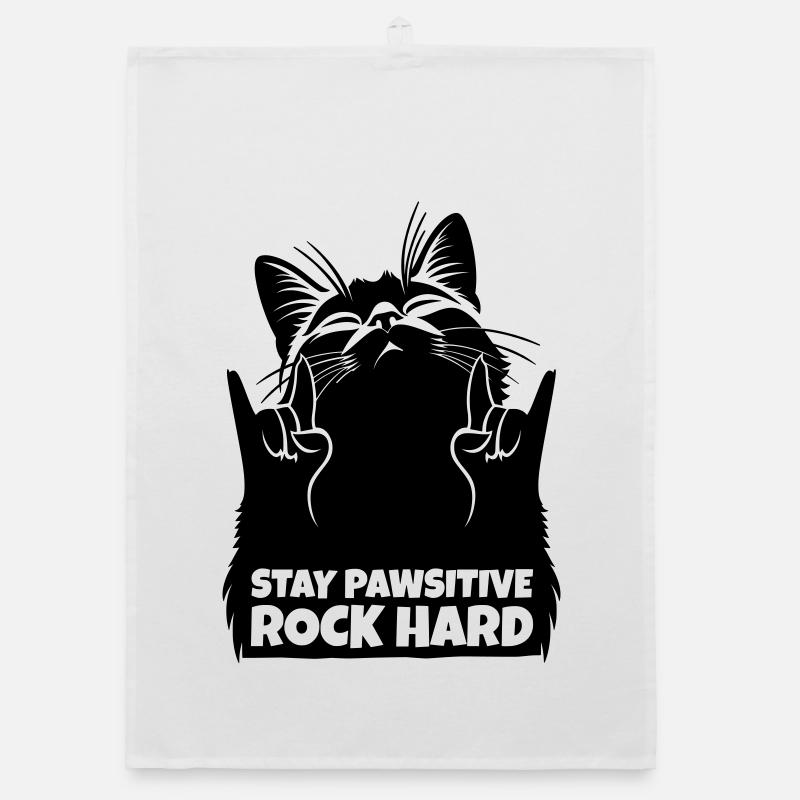 Reste Pénétrant Dur comme la pierre – Metal Cat Torchon bio