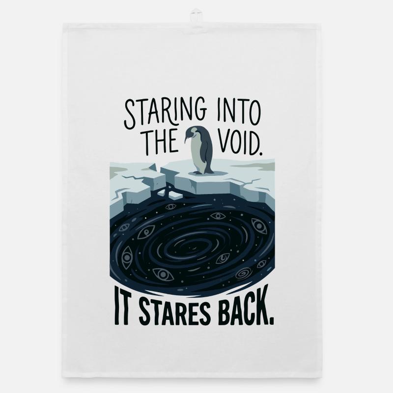 Staring into the abyss Organic dish towel