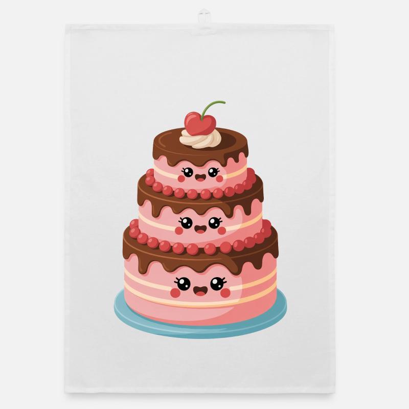 Cake Comic Cute Torchon bio