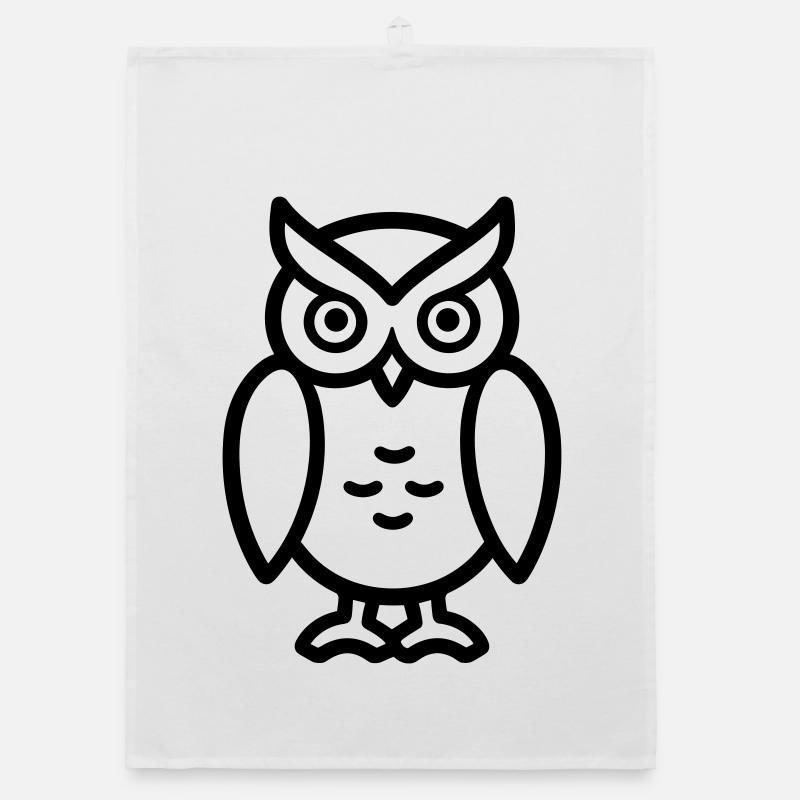 Eule Organic Geschirrtuch