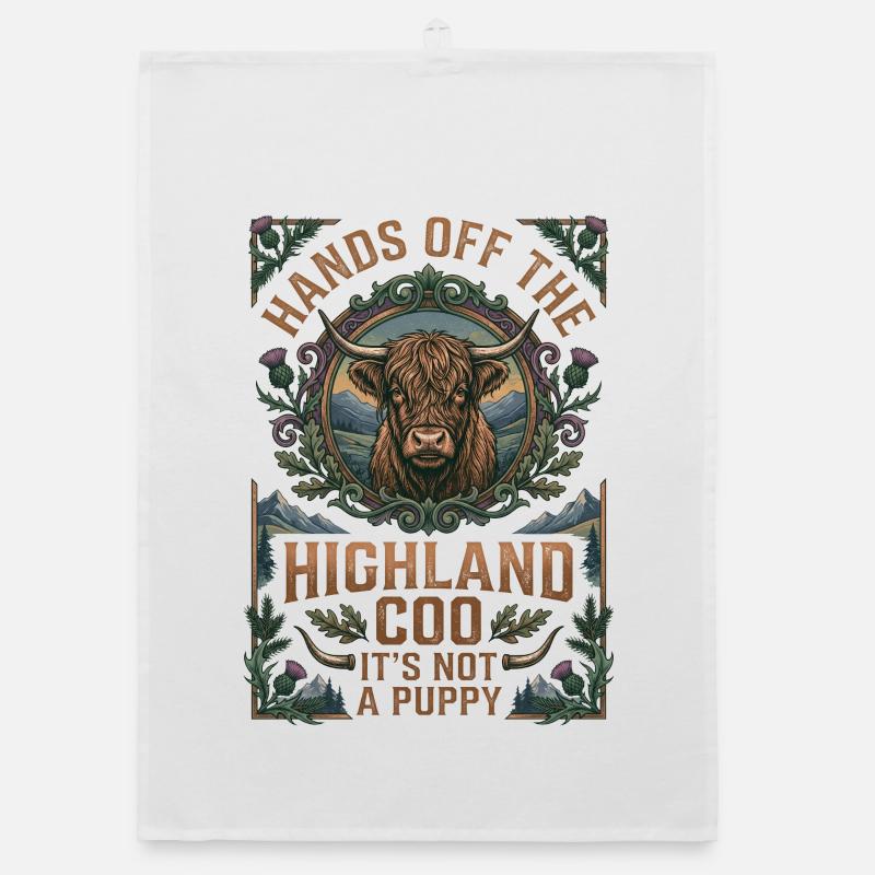 Vache des Highlands Torchon bio