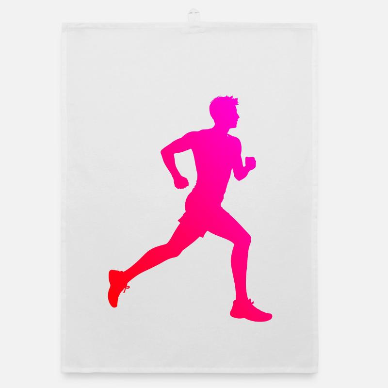 Geschenkidee für einen Running mit Running Organic Geschirrtuch