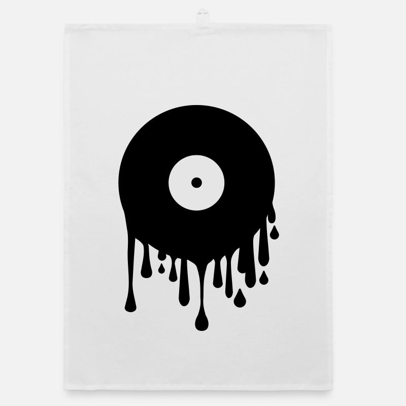 dj logo Organic dish towel