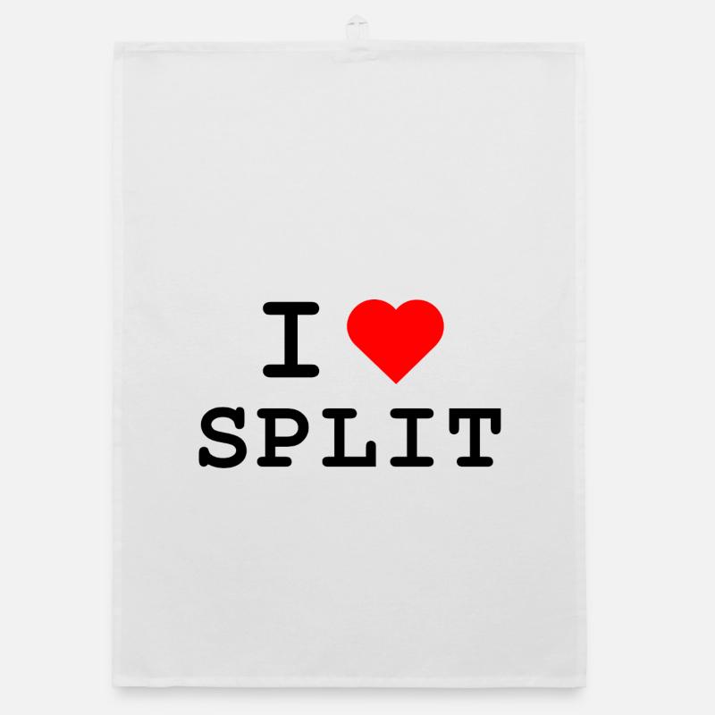 J’adore Split - Ich liebe Split Torchon bio