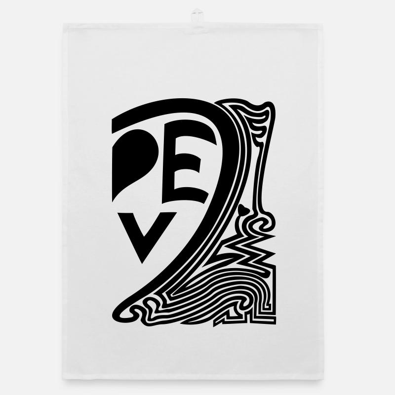 demi cœur 2 Torchon bio