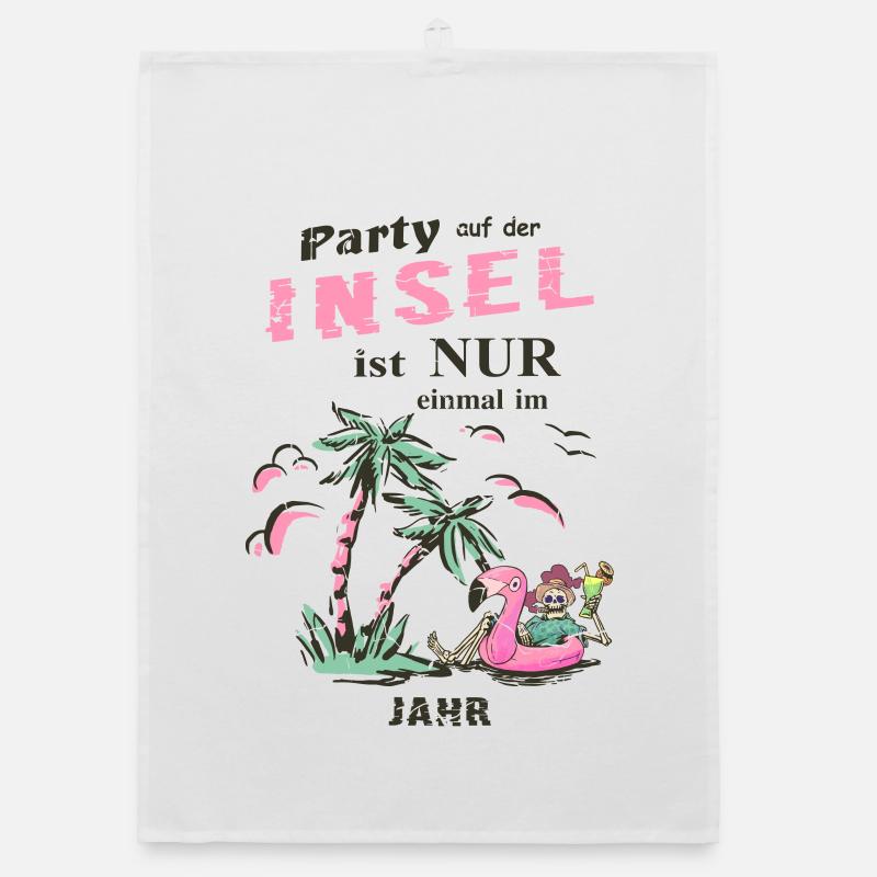 Party Insel Organic Geschirrtuch