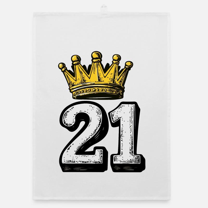 21 Number Krone Organic dish towel