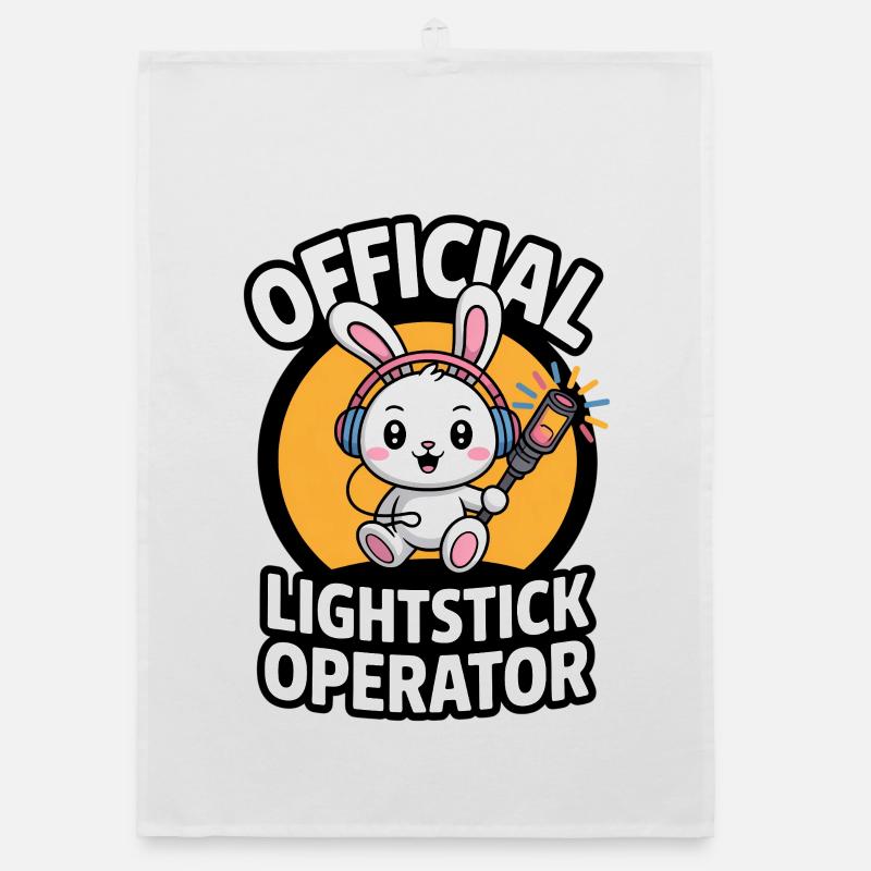 K-Pop Fan Lightstick Korea Organic dish towel