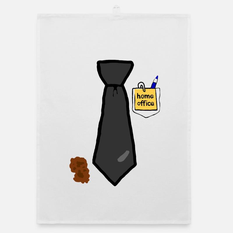 Homeoffice Fun Krawatte  Organic Geschirrtuch