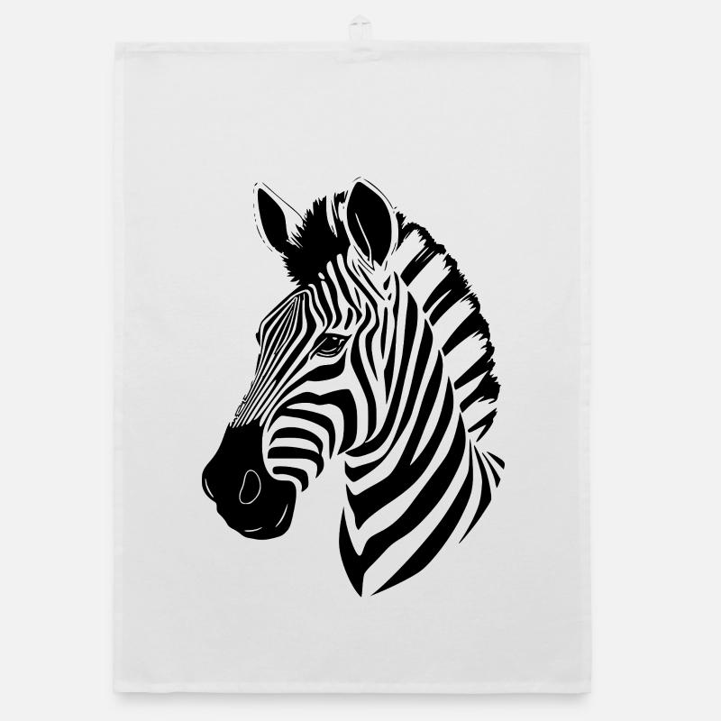 Zebra T-shirt Geschenk Organic Geschirrtuch