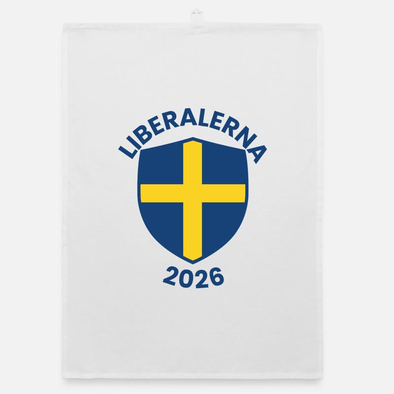 Der Schild der Liberalen 2026 Organic Geschirrtuch