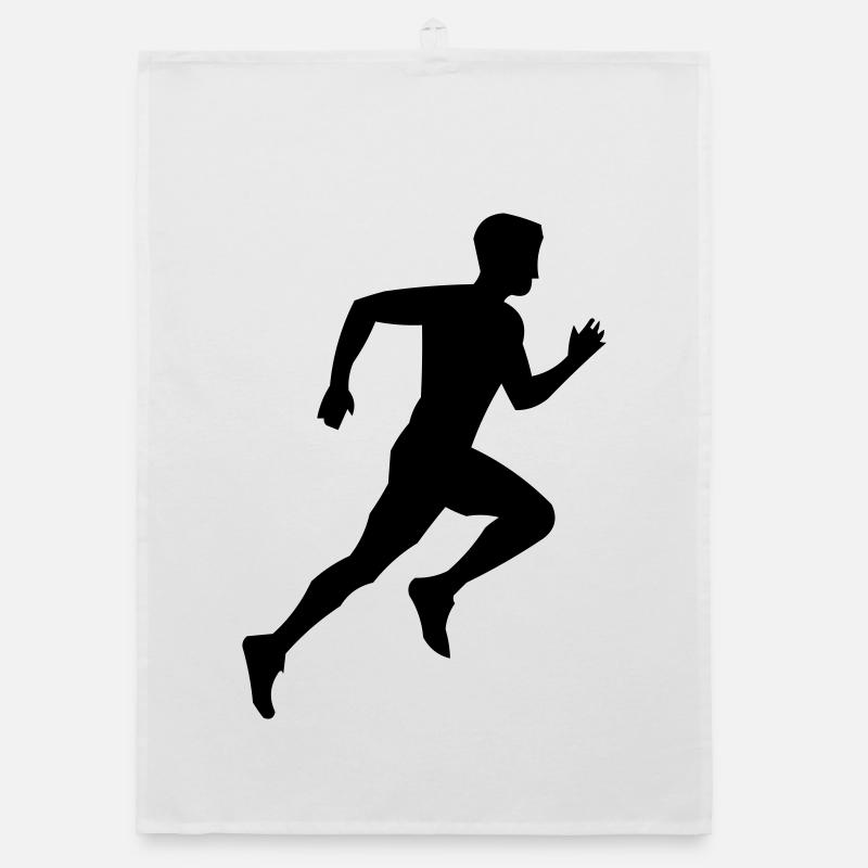 rennen_silhouette Organic dish towel