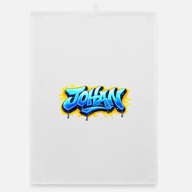 GRAFFITI NAME JOHAN FOR  PERFECT GIFT PRINTABLE  Torchon bio