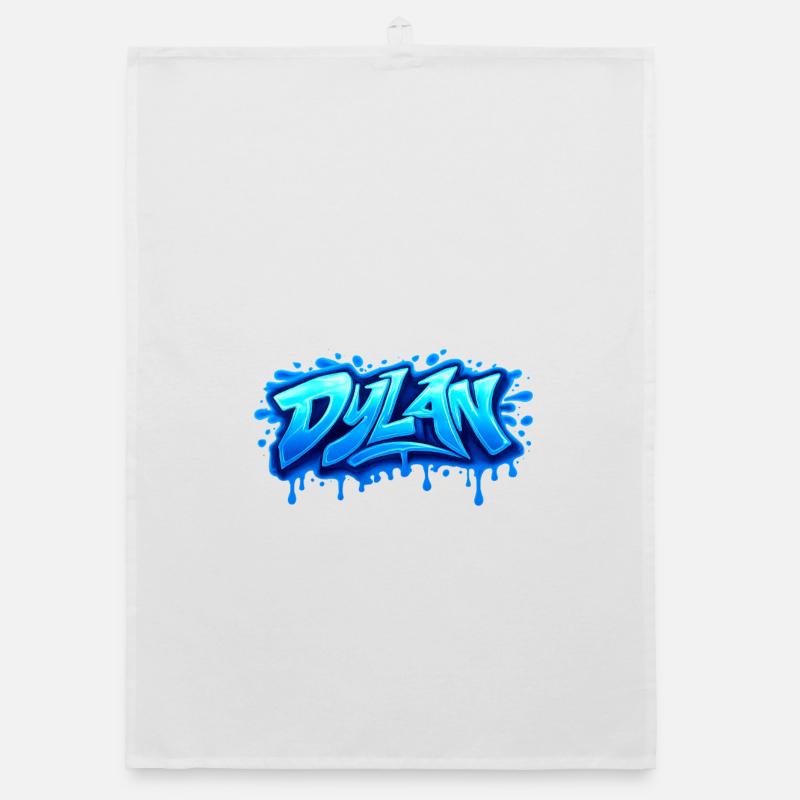 GRAFFITI NAME DYLAN FOR PERFECT GIFT PRINTABLE Organic dish towel