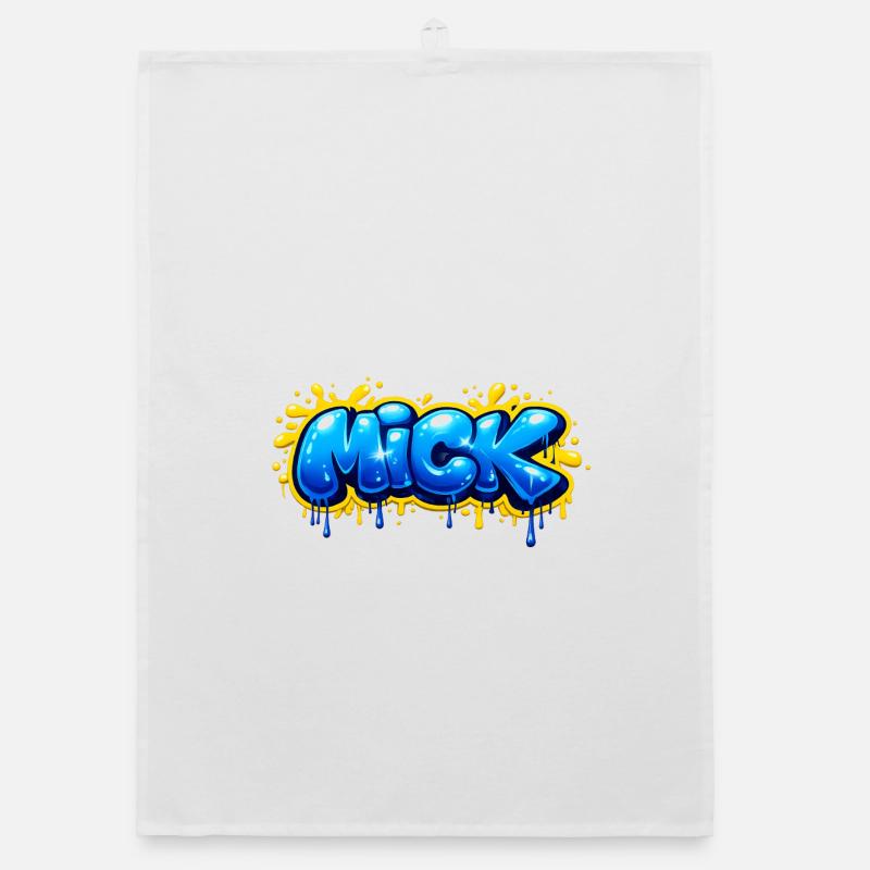 MICK GRAFFITI NAME FOR PERFECT GIFT PRINTABLE  Torchon bio