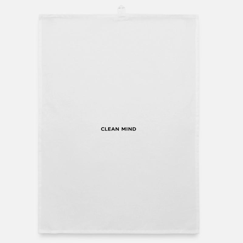 Clean Mind Minimal Typography Torchon bio