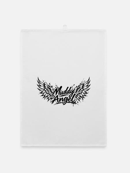Muddy Angel - Organic Geschirrtuch - Weiß