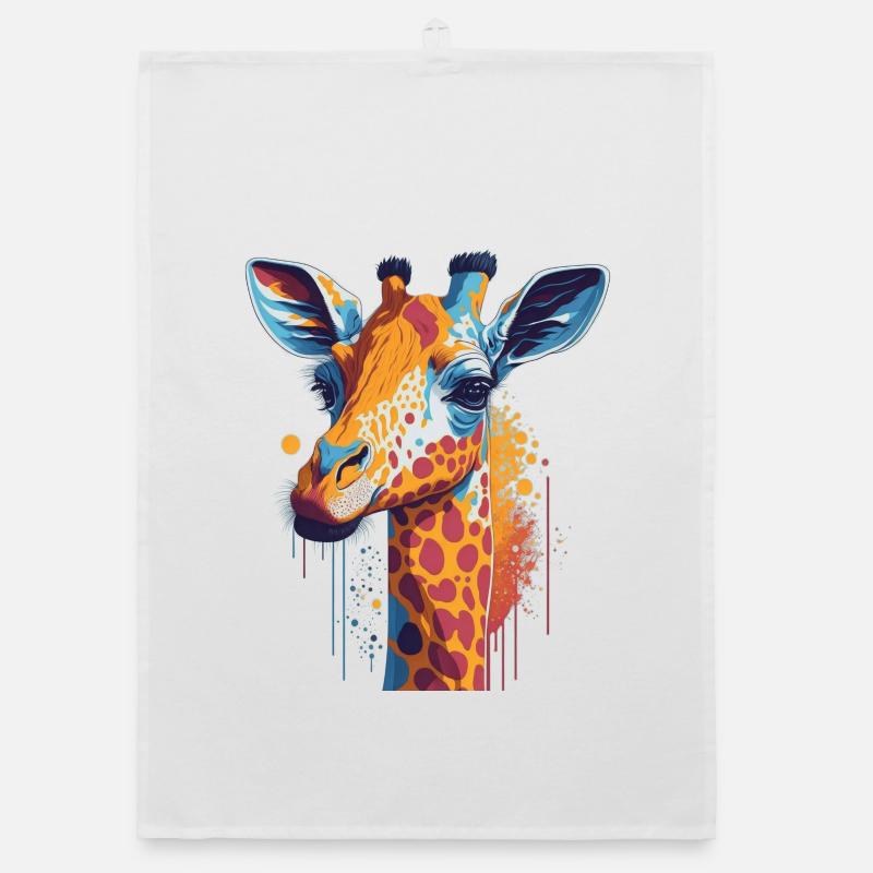 Giraffe Organic Geschirrtuch