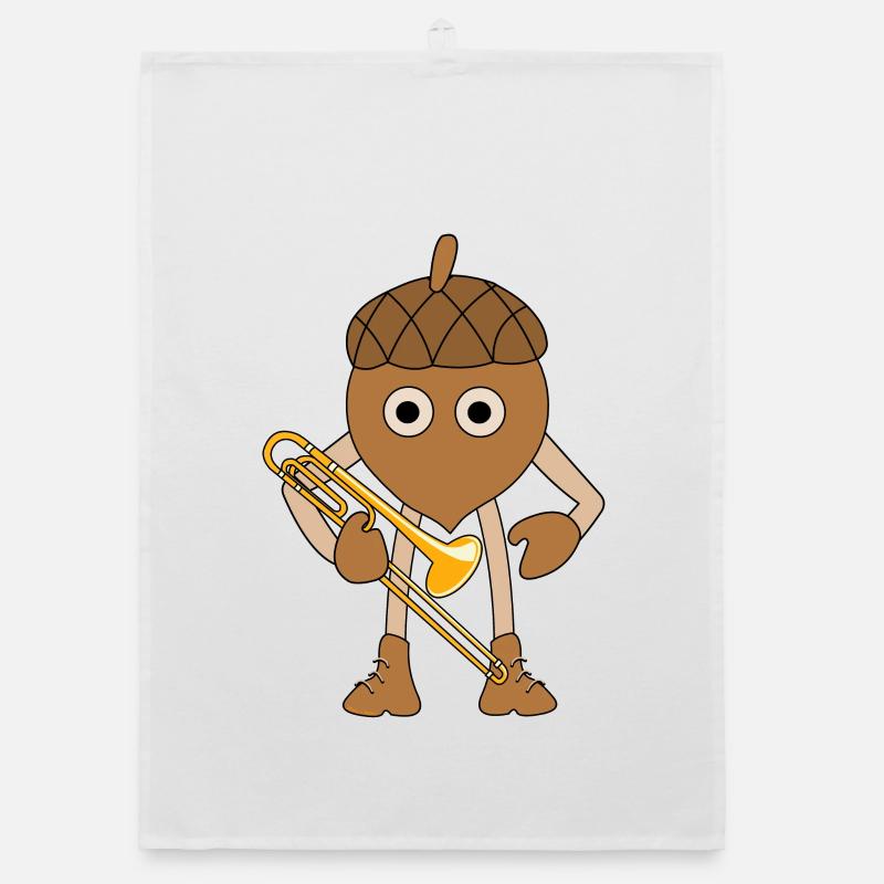 Posaune-Nuss Organic Geschirrtuch