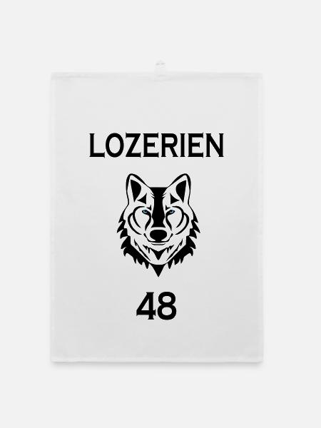Lozerian - Organic Geschirrtuch - Weiß - Vorne