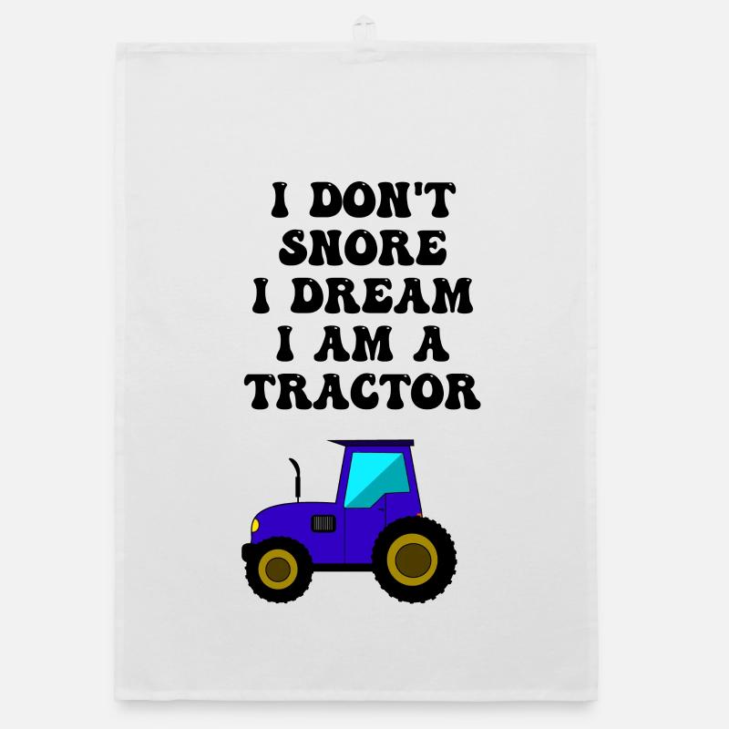 tractor snoring Organic dish towel
