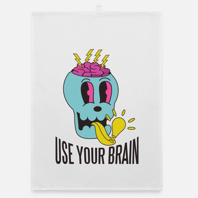 Use your brain Organic dish towel