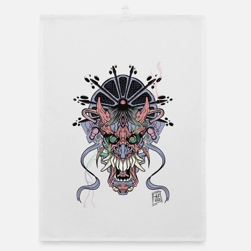 Grimace des démons Torchon bio