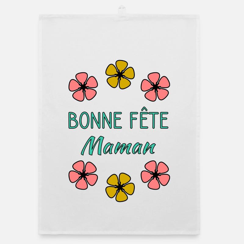 MUTTERTAG. SCHÖNEN MUTTERTAG. MAMA Organic Geschirrtuch