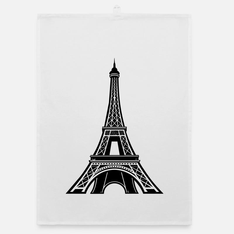 Eiffelturm Paris Organic Geschirrtuch