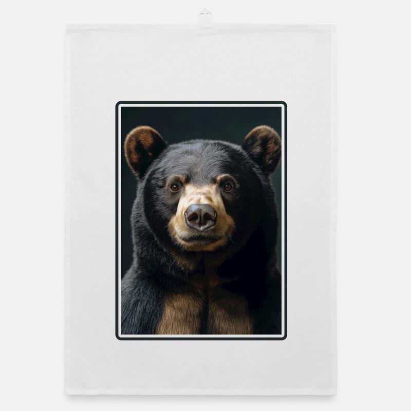 Sun Bear Malaienbär Organic Geschirrtuch