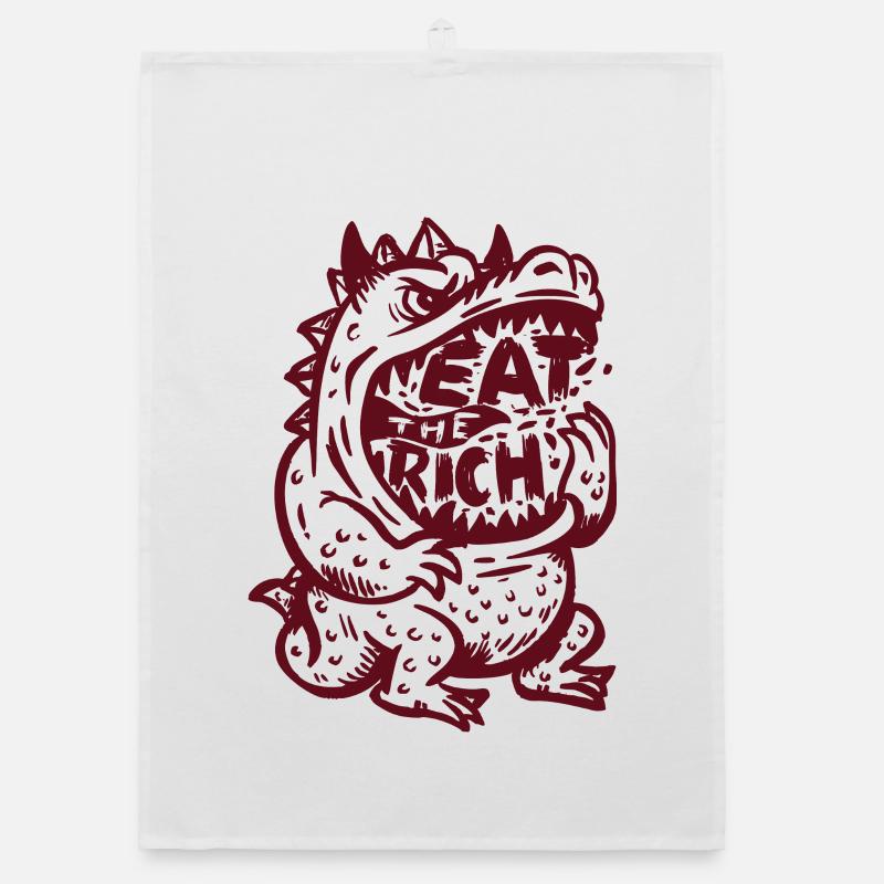 eat_the_rich Organic dish towel