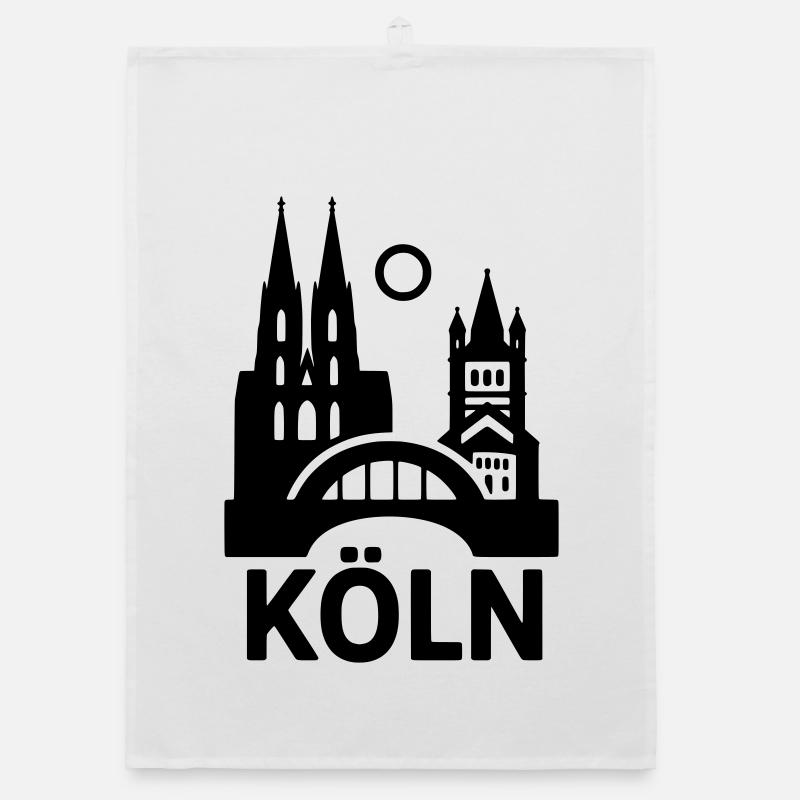 Köln Silhouette Organic Geschirrtuch