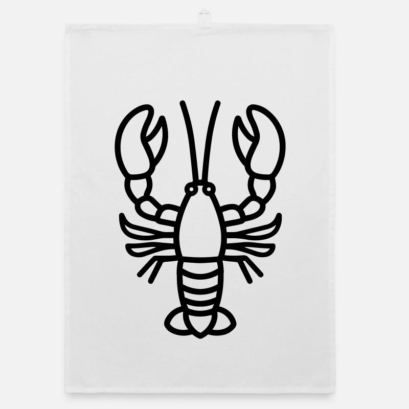 Lobster Organic dish towel