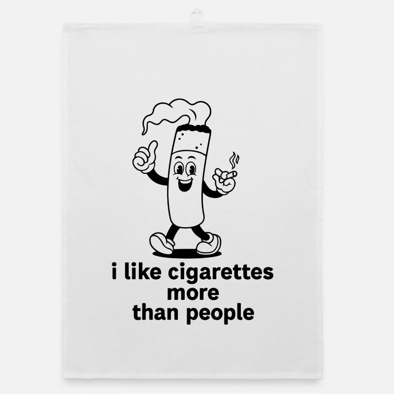 J’aime la cigarette plus que les gens Torchon bio