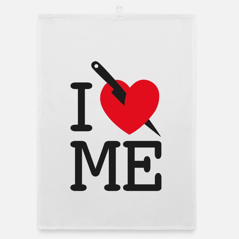 I LOVE ME - I HATE ME! Organic dish towel