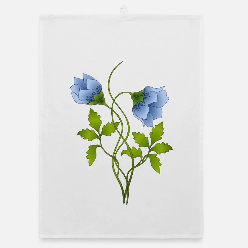 Blumen Organic Geschirrtuch